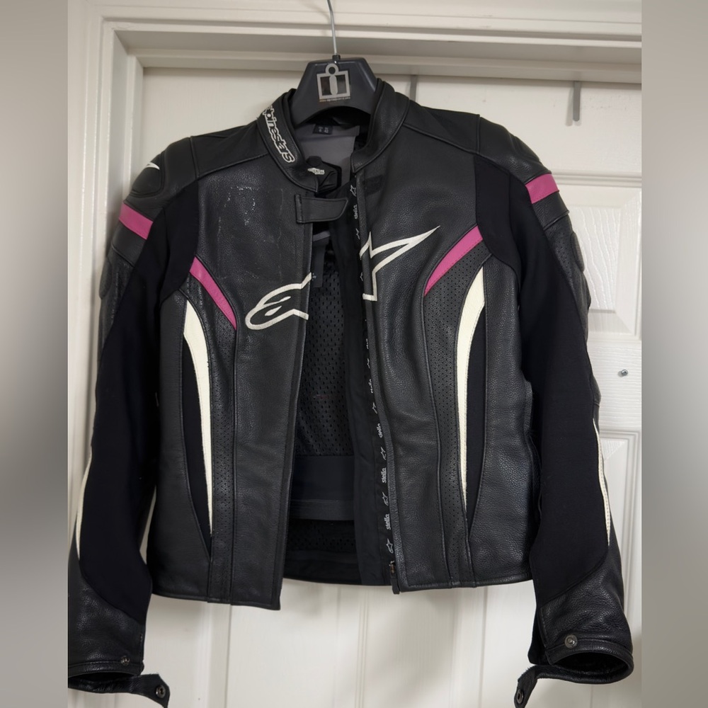 Size 6 (42) ALPINESTARS STELLA GP PLUS RV2 AIRFLOW LEATHER MOTORCYLE GEAR - Picture 3 of 16